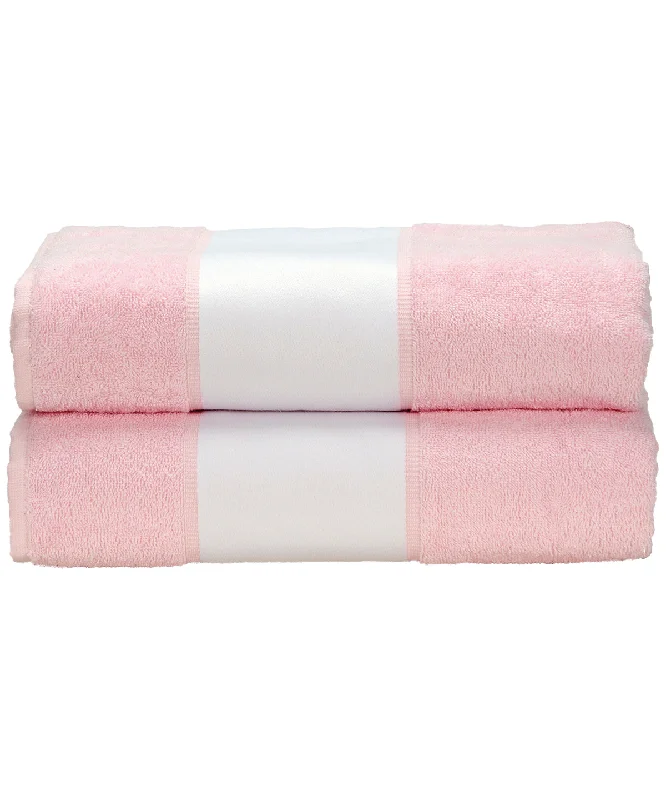 Light Pink - ARTG® SUBLI-Me® bath towelPainted Jackets