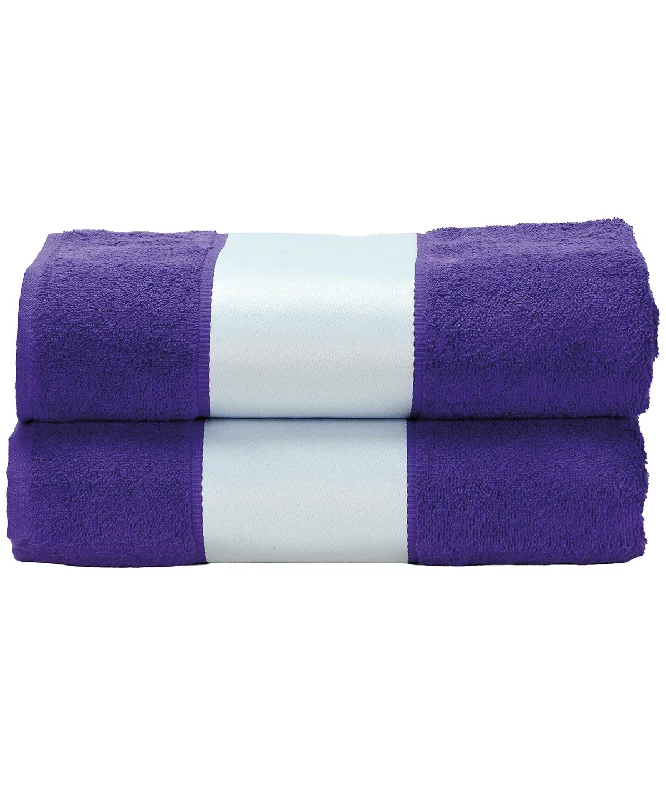 Purple - ARTG® SUBLI-Me® bath towelFringed Jackets