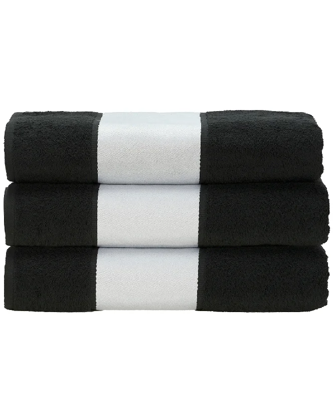 Black - ARTG® SUBLI-Me® hand towelSafari Jackets