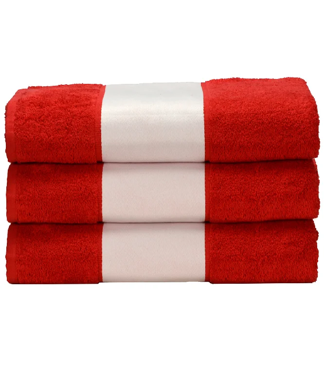 Fire Red - ARTG® SUBLI-Me® hand towelPea Coats