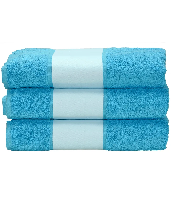 Aqua Blue - ARTG® SUBLI-Me® hand towelCropped Jackets