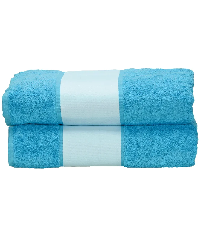 Aqua Blue - ARTG® SUBLI-Me® bath towelDenim Jackets