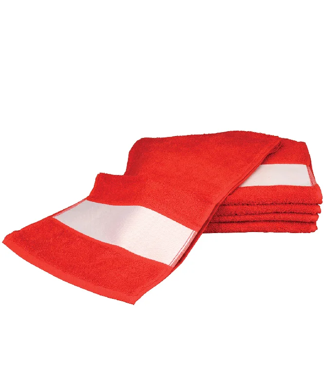 Fire Red - ARTG® SUBLI-Me® sport towelFestival Jackets