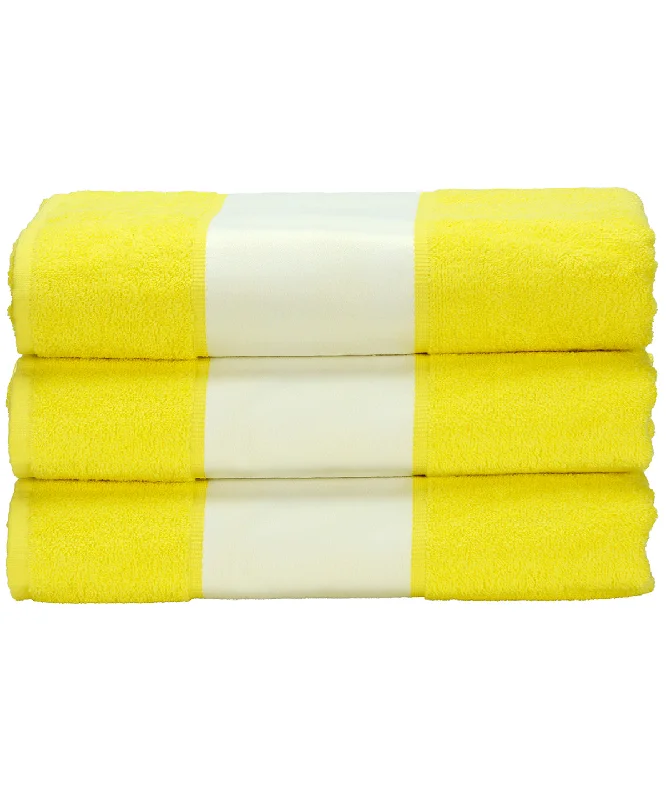 Bright Yellow - ARTG® SUBLI-Me® hand towelMotorcycle Jackets