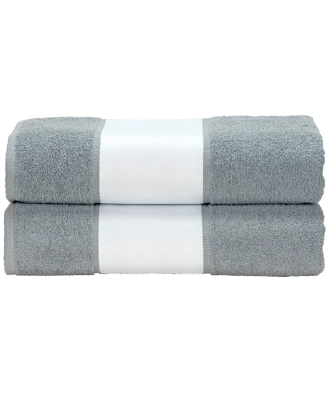 Anthracite Grey - ARTG® SUBLI-Me® bath towelLeather Jackets