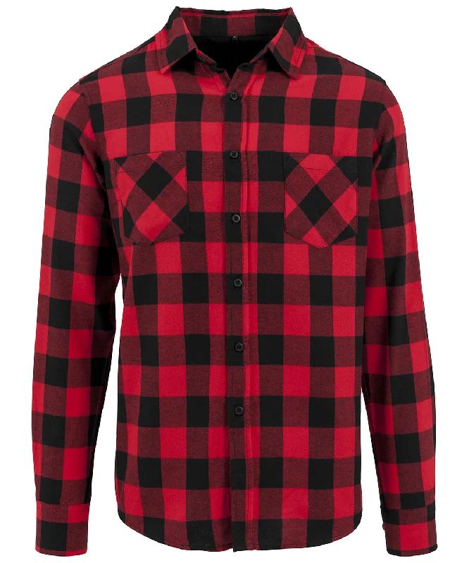 Black/Red - Checked flannel shirtPainted Jackets