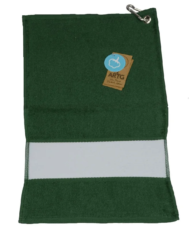 Dark Green - ARTG® SUBLI-Me® golf towelVarsity Jackets