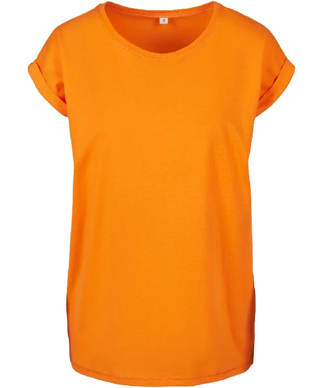 Paradise Orange*† - Women's extended shoulder teePuffer Jackets