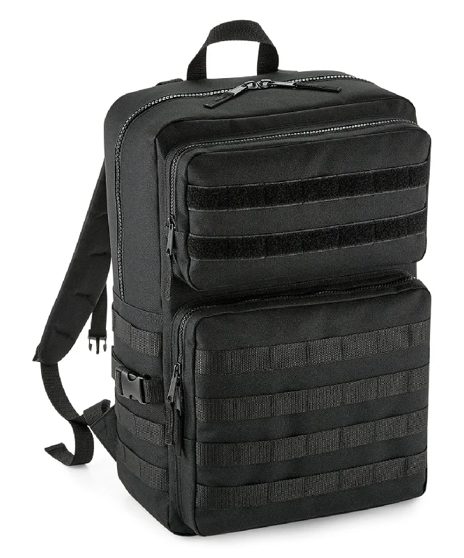 Black - MOLLE tactical backpackPocketed Jackets