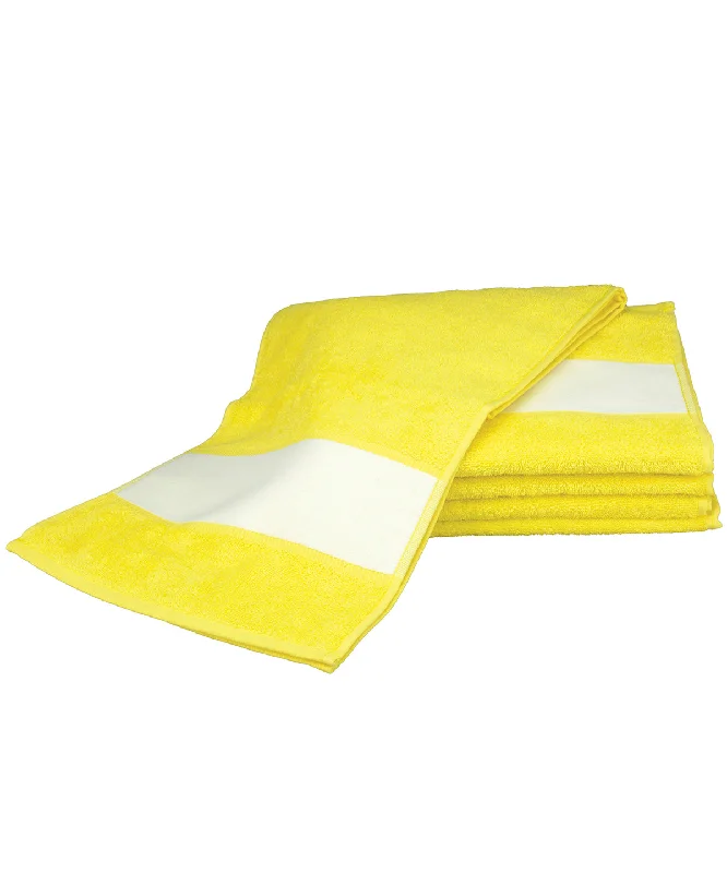 Bright Yellow - ARTG® SUBLI-Me® sport towelZippered Jackets