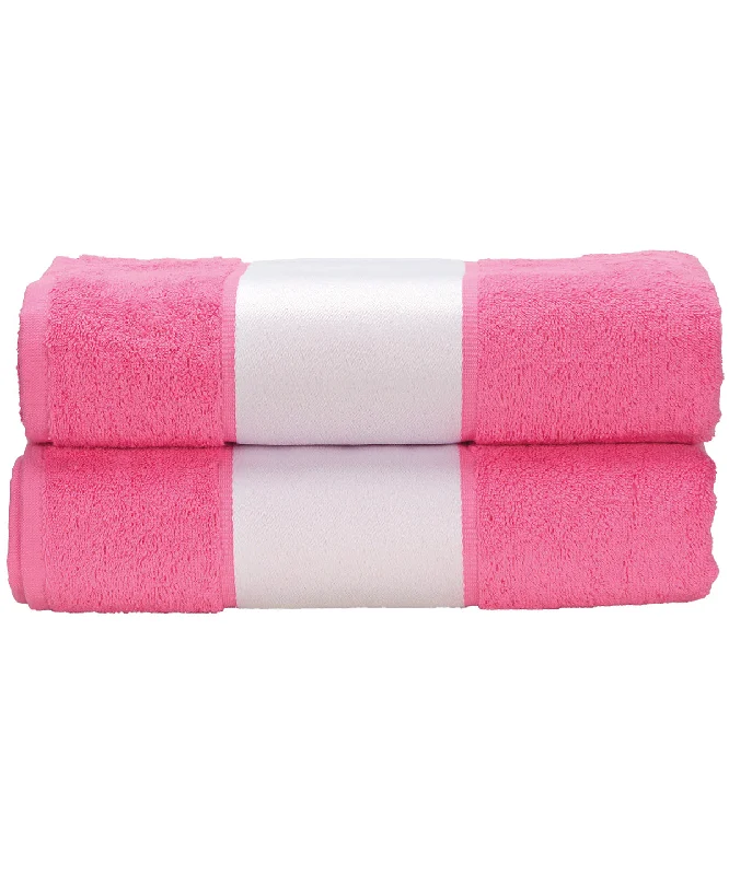 Pink - ARTG® SUBLI-Me® bath towelStudded Jackets