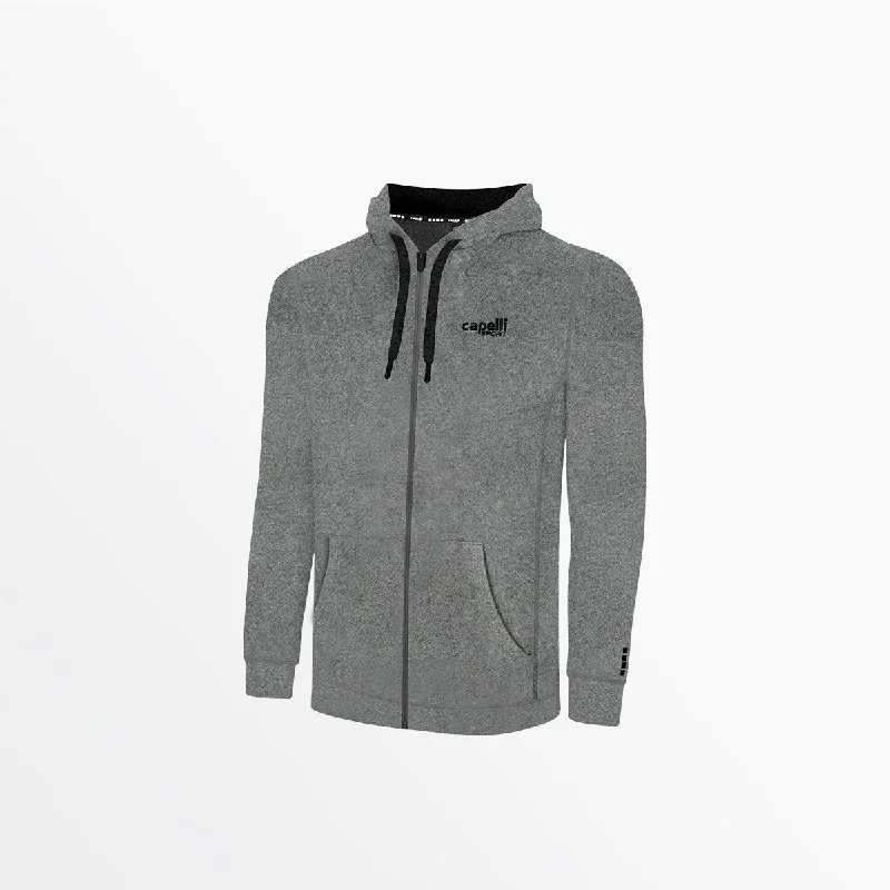 Zip-Up HoodiesYOUTH ESSENTIAL HEATHER ZIP UP HOODIE