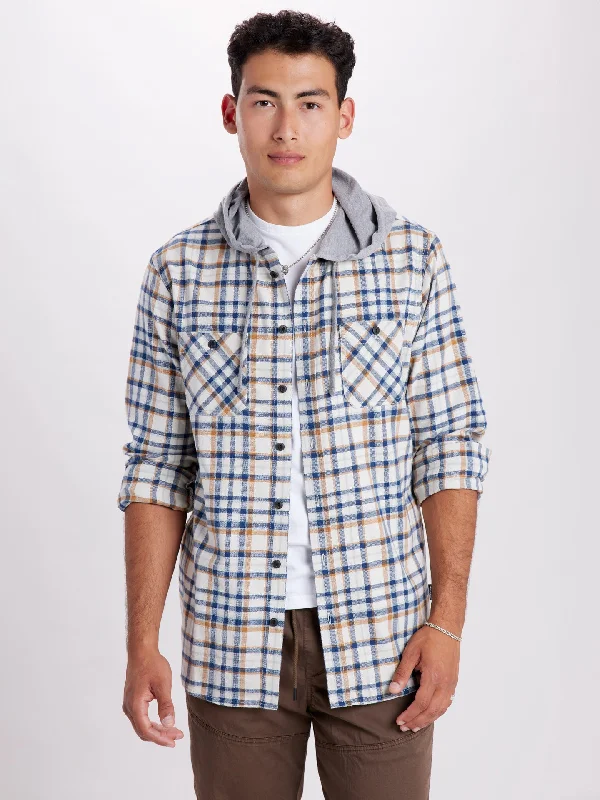 Longline HoodiesSwitchback Flannel Hoodie