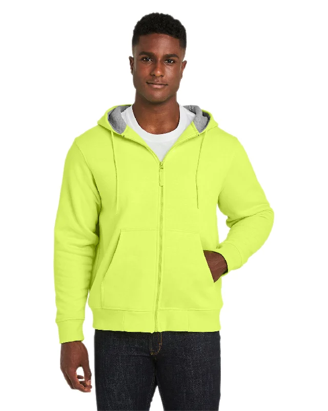 Harriton M711 Men's ClimaBloc Lined Heavyweight Hooded SweatshirtHip-Hop Shirts