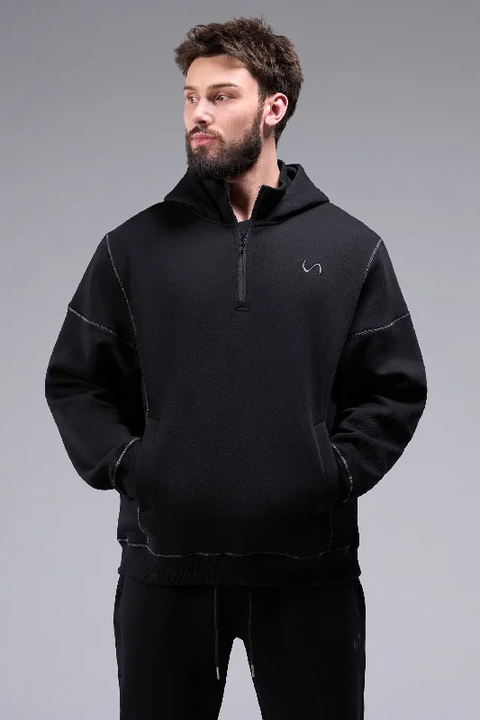 Reversible HoodiesGTS Twill Tech Quarter-Zip Hoodie