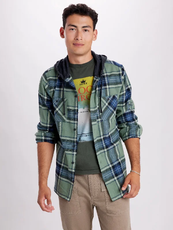 Fitted SweatshirtsSwitchback Flannel Hoodie