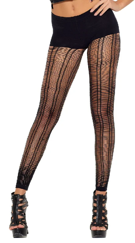 SweatpantsSlashed Cut-Out Pantyhose