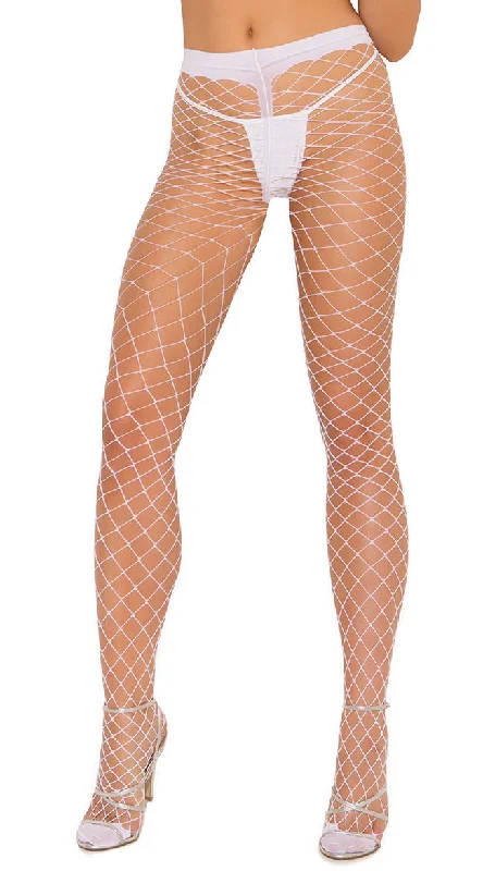 Denim JeansSpandex Diamond Net Pantyhose