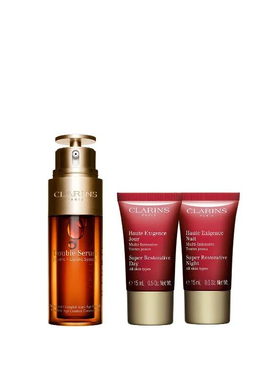 Clarins Double Serum 50ml and Super Restorative Set