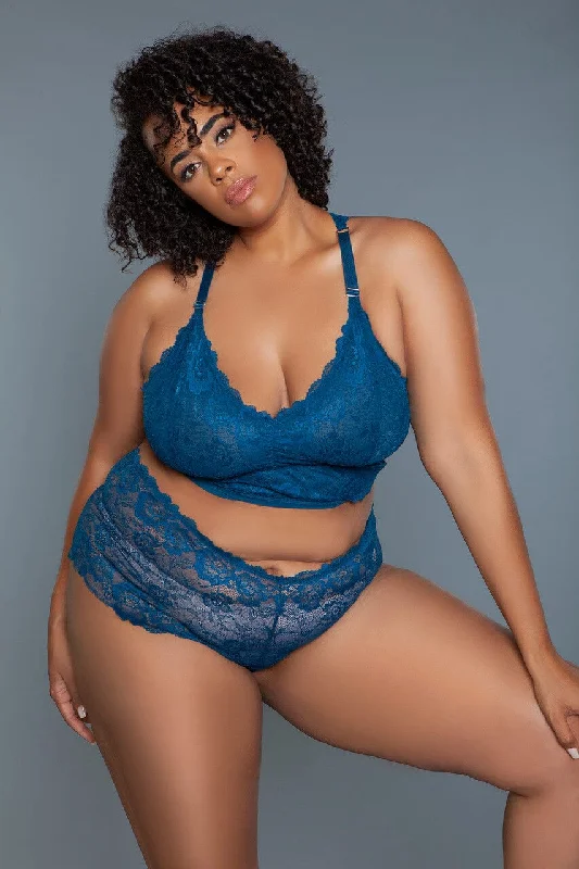 CamisoleZenBlue Cami Set With Scalloped Edges | Plus Size