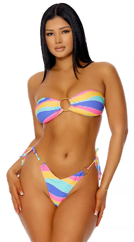 Tied bikiniAntigua Rainbow Thong Bikini