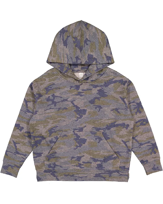 LAT 2296 Youth Pullover Fleece HoodiePlush Shirts