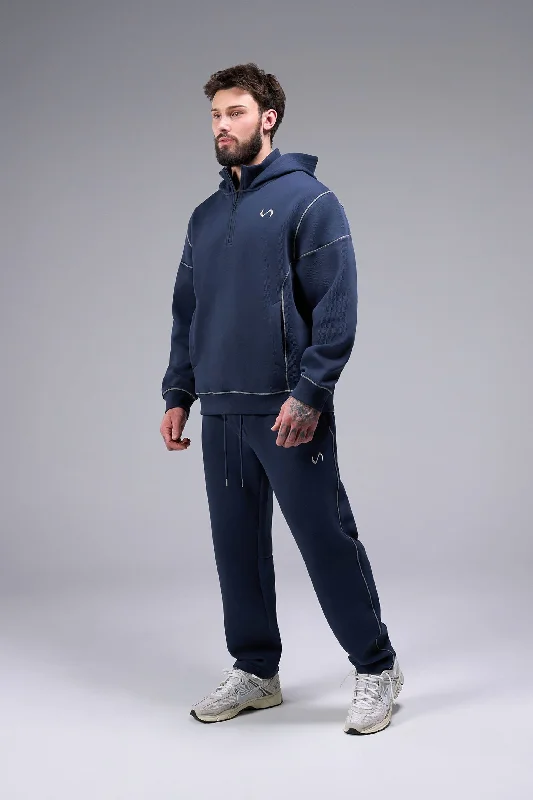 Quilted SweatshirtsGTS Twill Tech Quarter-Zip Hoodie & Joggers