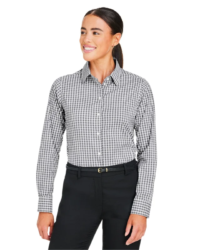 Devon & Jones DG536W CrownLux Performance Ladies' Gingham ShirtBranded Shirts