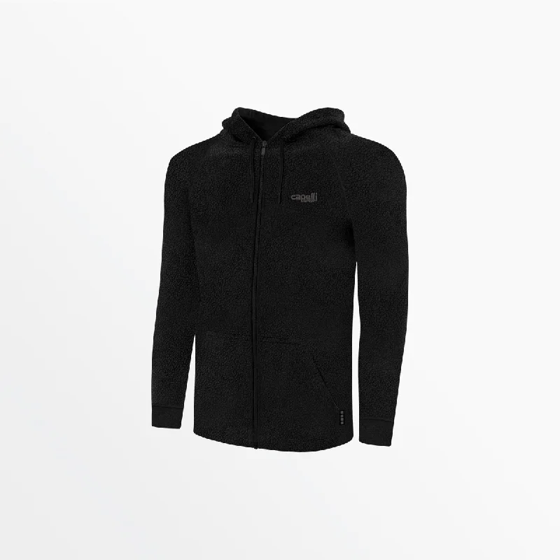 Button-Up SweatshirtsMEN'S SHERPA ZIP UP HOODIE