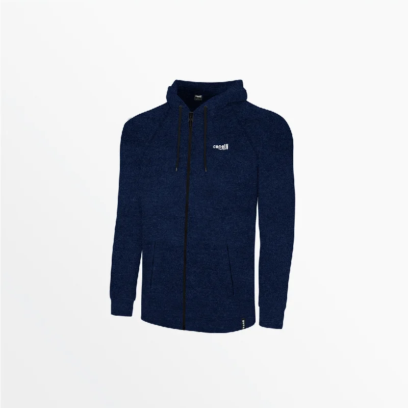 Reversible HoodiesMEN'S HEATHERED ZIP UP HOODIE