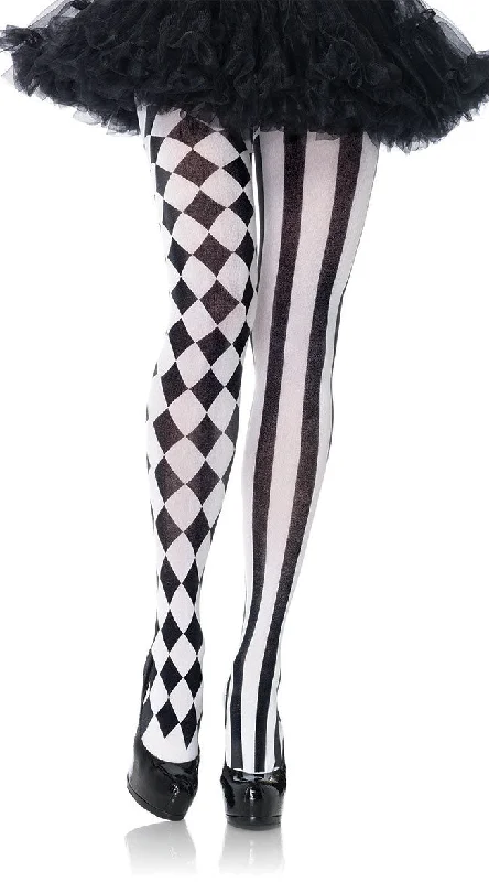 Stirrup PantsHarlequin Print Pantyhose