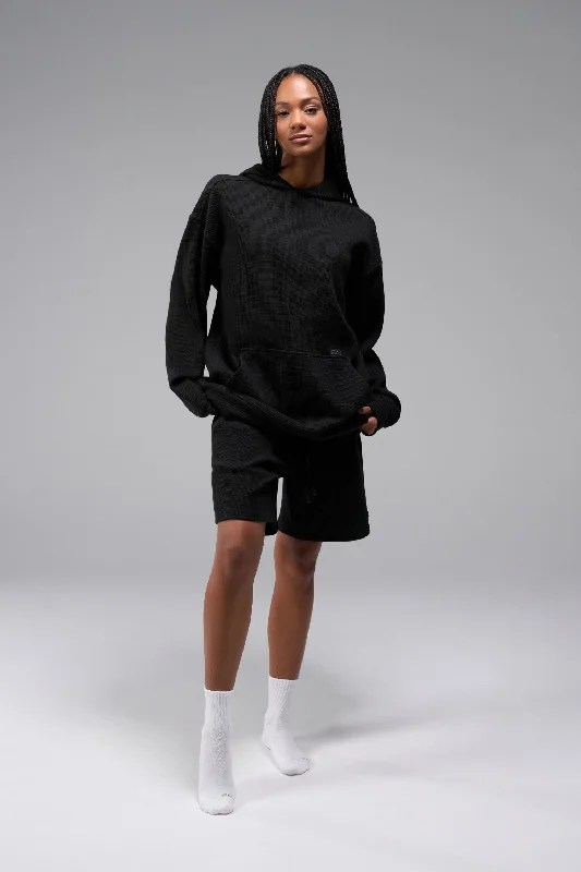 Reflective HoodiesElevate Waffle Tech Hoodie & Shorts Bundle