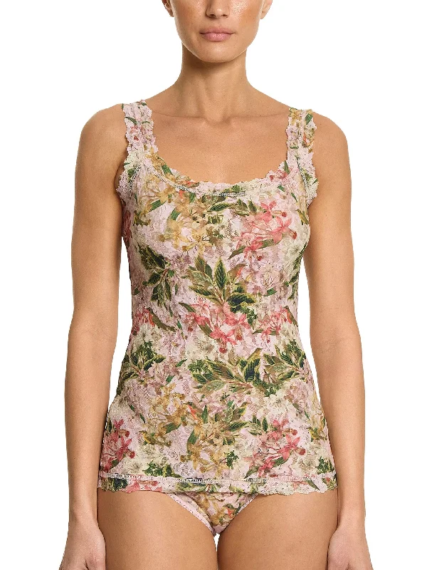 CamisoleOnyxPrinted Signature Lace Classic Cami French Garden Sale