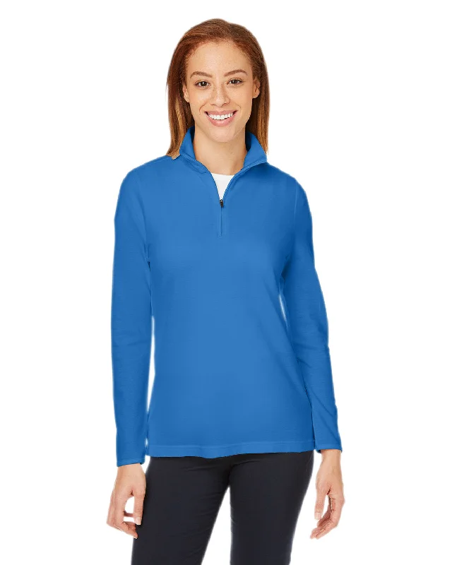 Devon & Jones DG400W New Classics Ladies' Performance Quarter-ZipPocket Shirts