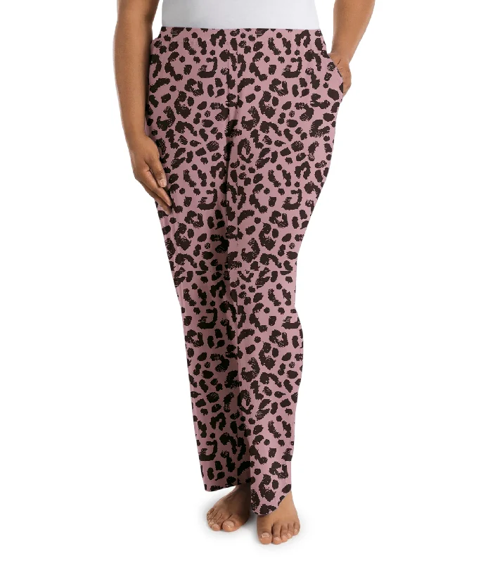 Drawstring PantsStretch Naturals Lite Pocketed Pant Jungle Rose Print