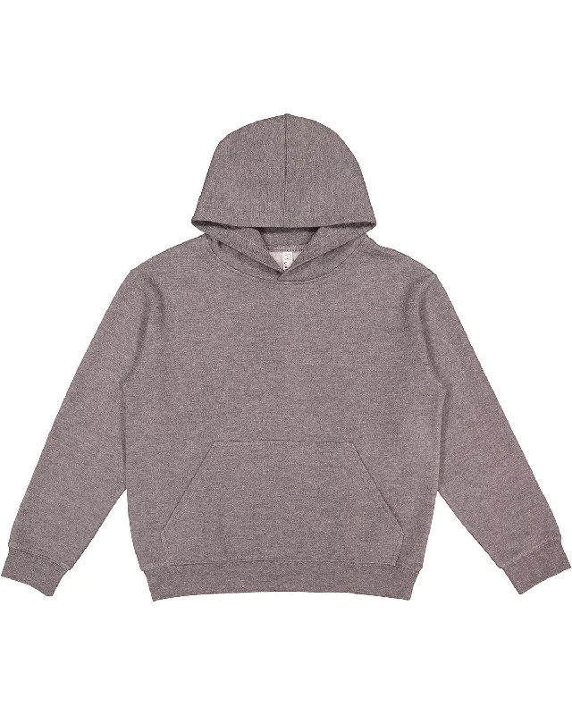 LAT 2296 Youth Pullover Fleece HoodieMetallic Shirts