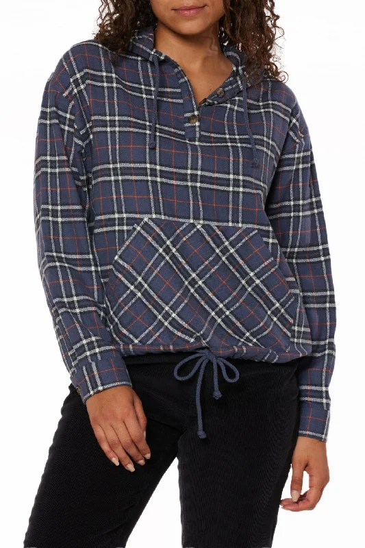 Stretch-Knit SweatshirtsWinchester Plaid Kassandra Hoodie