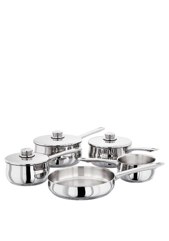 Stellar High Quality Stainless Steel 5 Piece Set