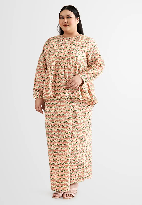 Pari Cotton Urban Peplum Kurung Set