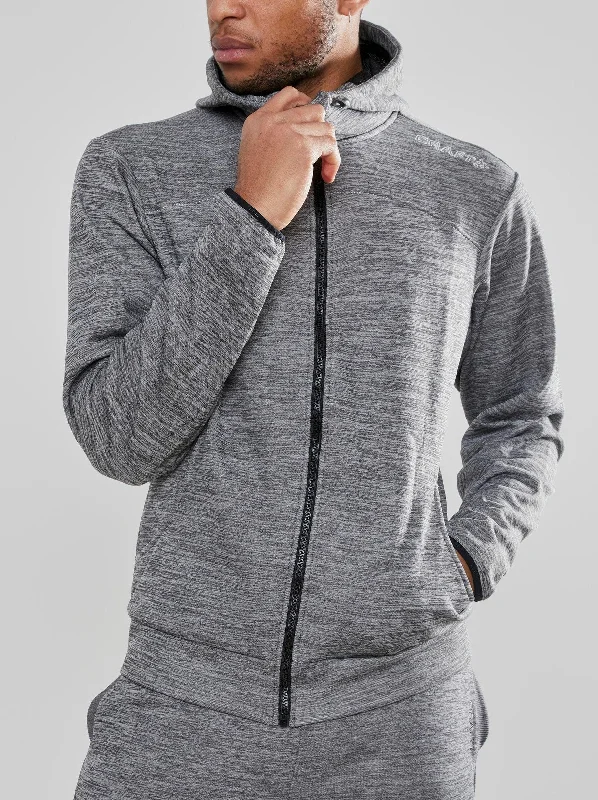 Cotton HoodiesMEN'S LEISURE FULL ZIP HOODIE