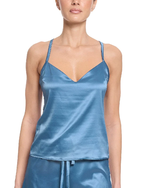 CamisoleRubySatin Sleep Cami Bath Time Blue