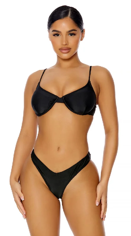 Bikini scarfTrinidad Black Bikini