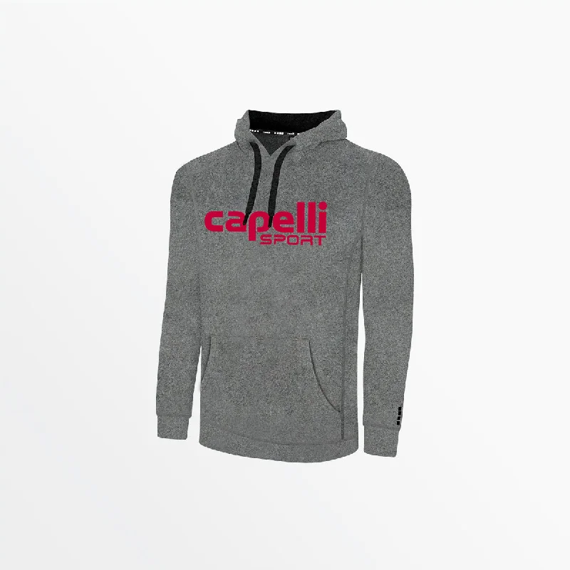 Cashmere HoodiesMEN'S LOGO HEATHER PULLOVER HOODIE