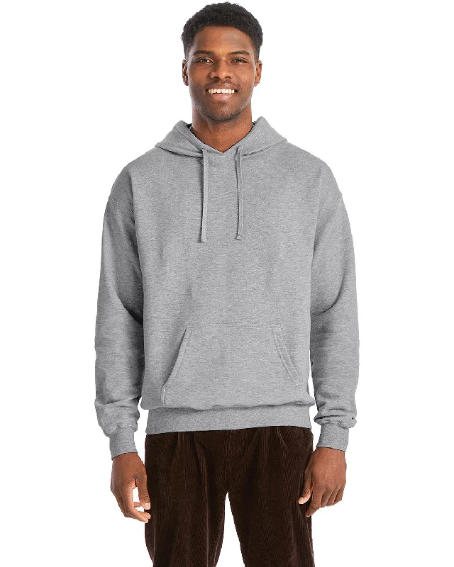 Hanes RS170 Perfect Sweats Pullover Hooded SweatshirtDenim Shirts