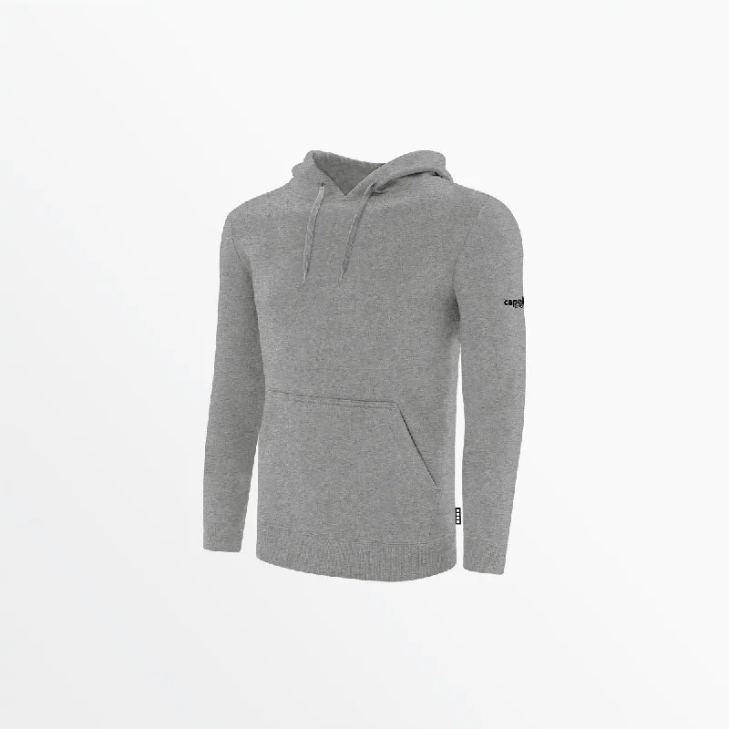 Luxury HoodiesMEN'S BASIC FLEECE PULLOVER HOODIE WITH SLEEVE LOGO