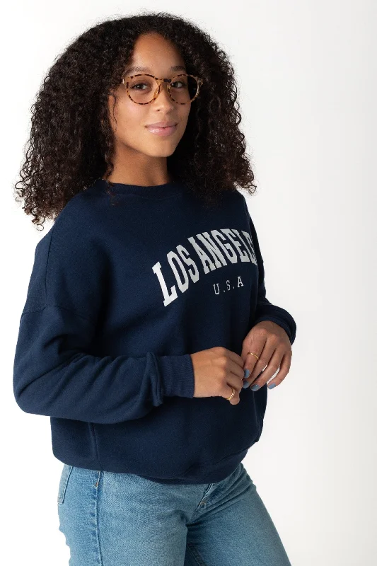 Designer SweatshirtsLos Angeles Crew Neck Sweatshirt