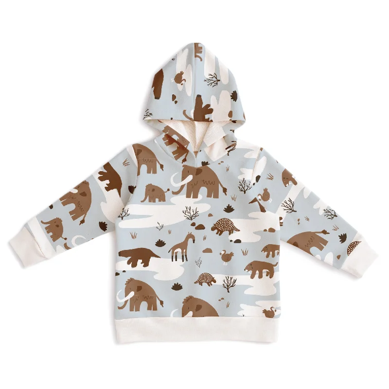 Colorblock HoodiesHoodie - Ice Age Animals Pale Blue