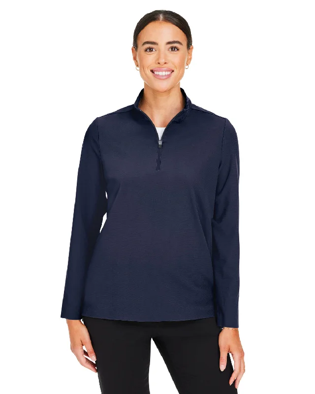 Devon & Jones DG410W CrownLux Performance Ladies' Windsor Welded Quarter-ZipFormal Shirts