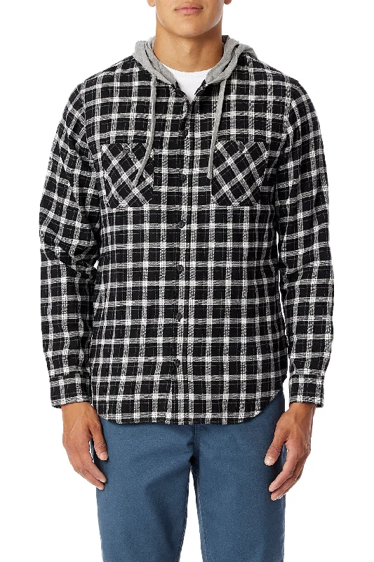 Rainproof HoodiesSwitchback Flannel Hoodie - Reg and Big & Tall