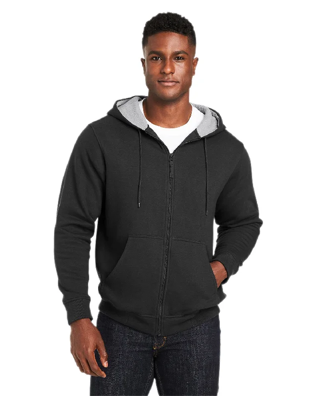 Harriton M711 Men's ClimaBloc Lined Heavyweight Hooded SweatshirtSkateboard Shirts